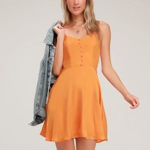 Brand new orange dress from LuLus